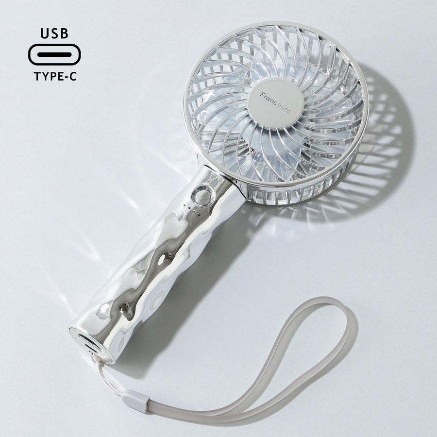 フレ ハンディファン ウェーブ シルバー【2025年モデル】