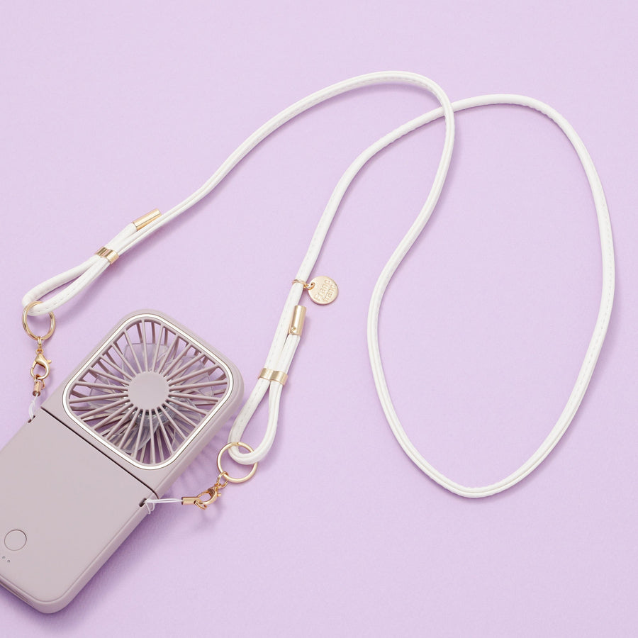 フレ ネックストラップ シンプル ホワイト【2025年モデル】