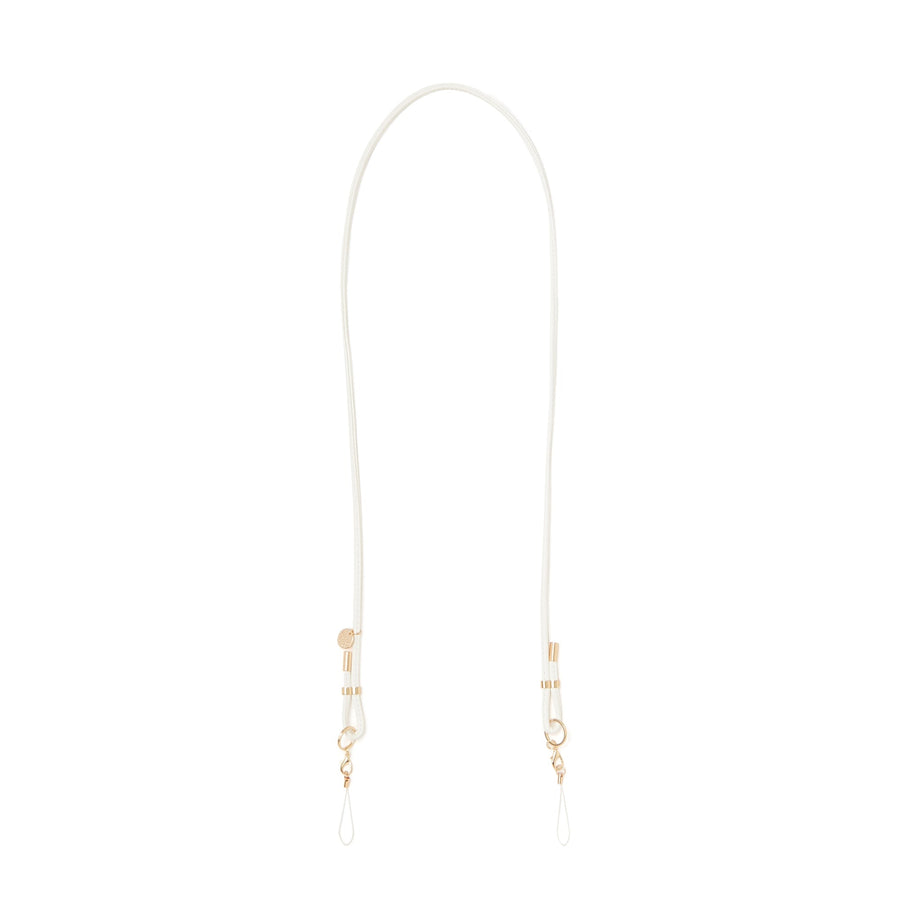 フレ ネックストラップ シンプル ホワイト【2025年モデル】