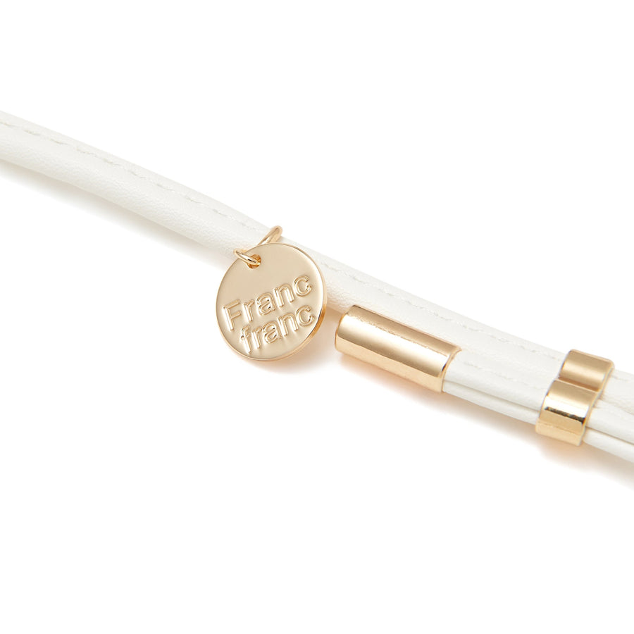 フレ ネックストラップ シンプル ホワイト【2025年モデル】