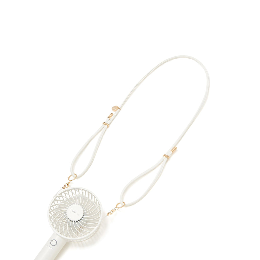 フレ ネックストラップ シンプル ホワイト【2025年モデル】