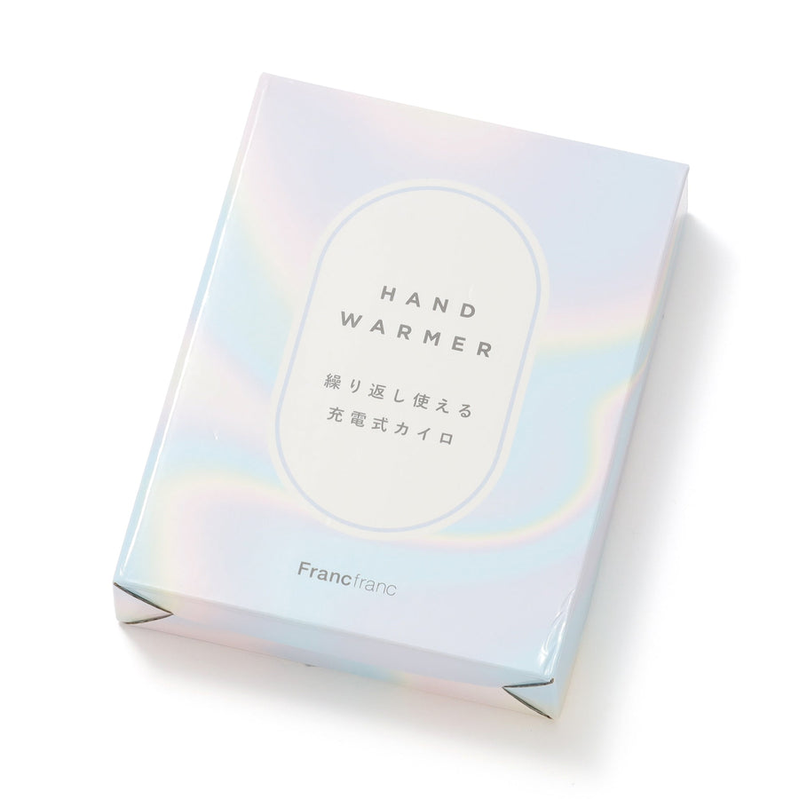 繰り返し使えるカイロ オーロラ ホワイト【2025年モデル】