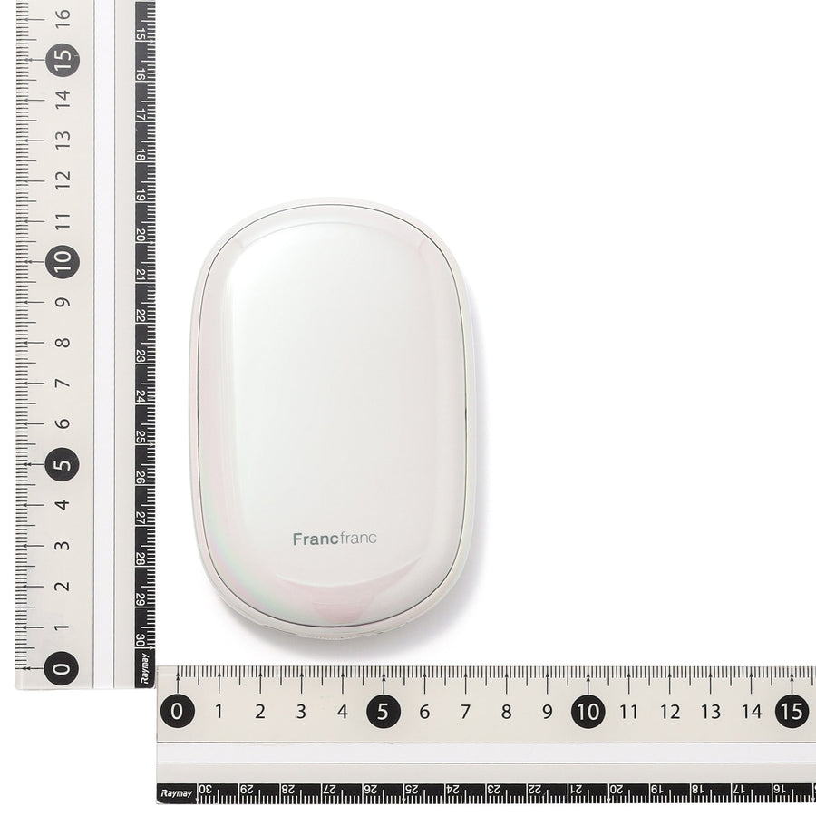 繰り返し使えるカイロ オーロラ ホワイト【2025年モデル】