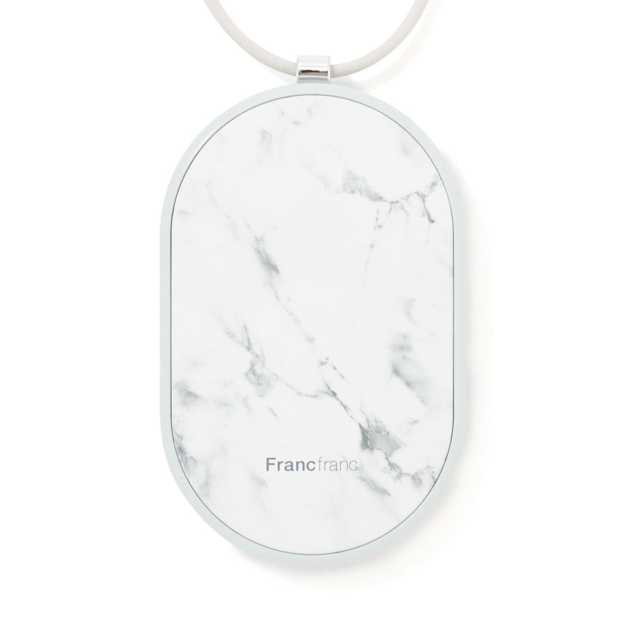 繰り返し使えるカイロ マーブル ホワイト【2025年モデル】