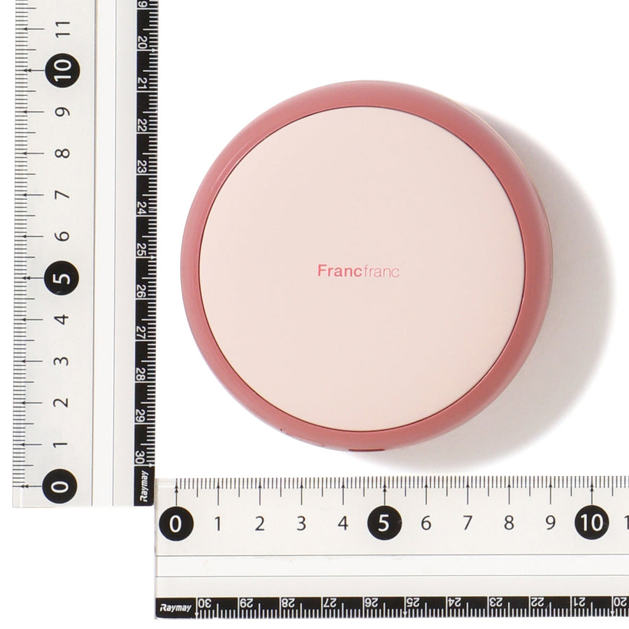 両手で使える充電式カイロ ピンク【2025年モデル】