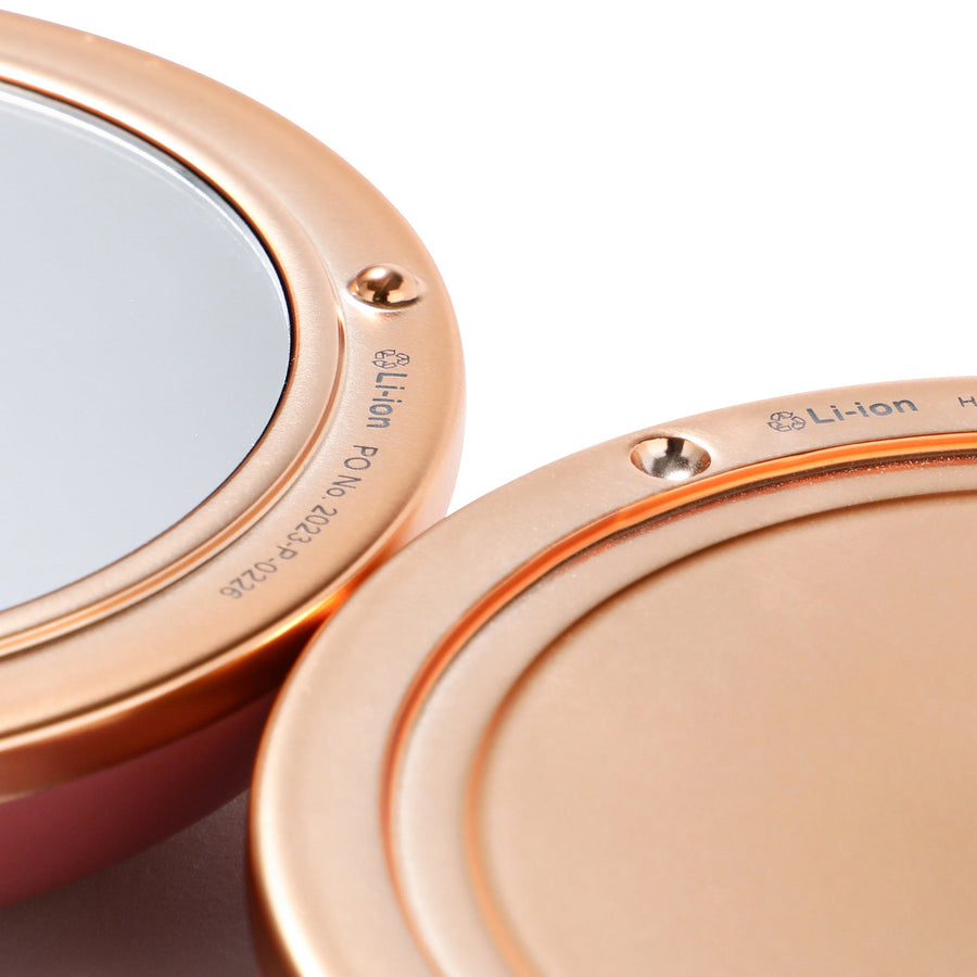 両手で使える充電式カイロ ピンク【2025年モデル】