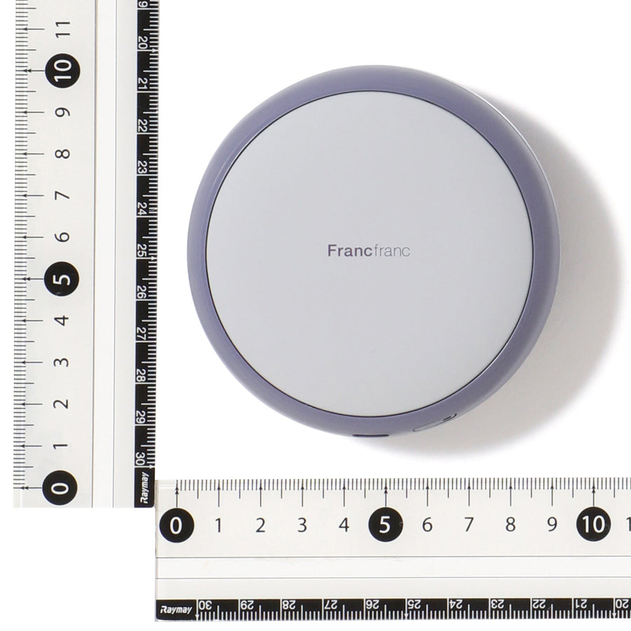 両手で使える充電式カイロ グレー【2025年モデル】