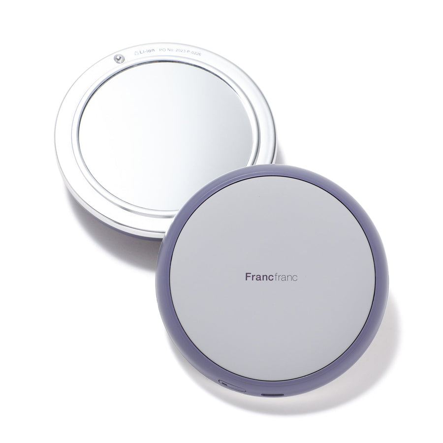 両手で使える充電式カイロ グレー【2025年モデル】