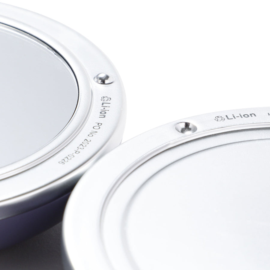 両手で使える充電式カイロ グレー【2025年モデル】