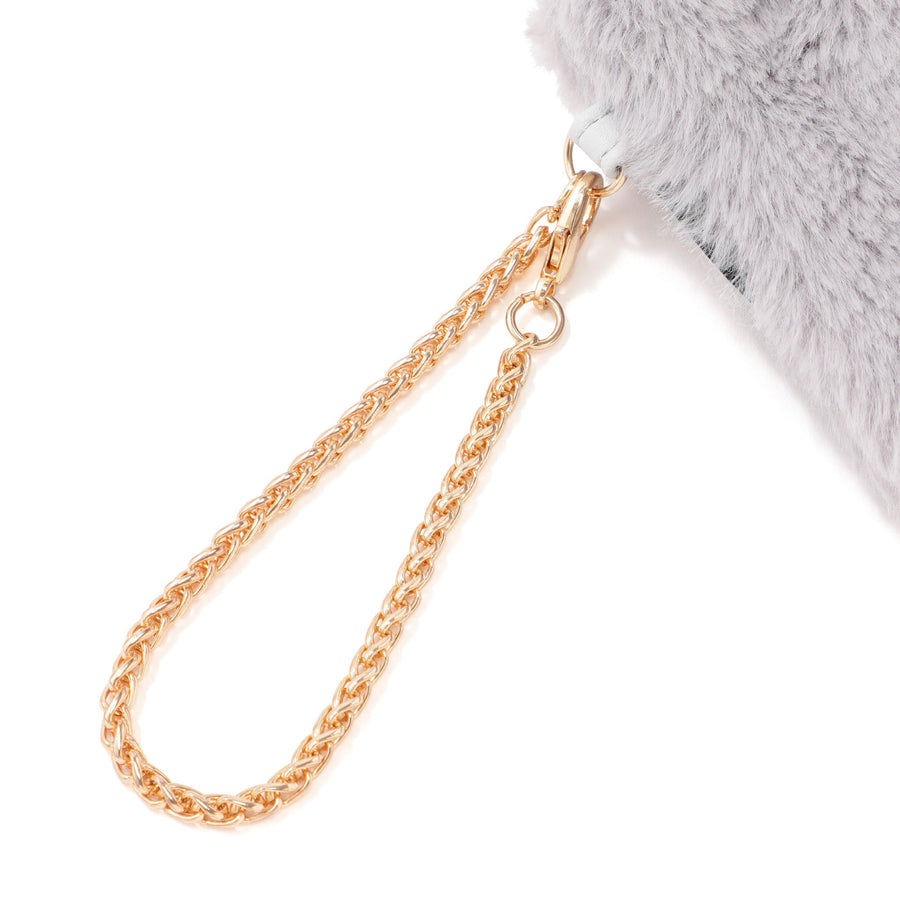 両手を温められるカイロポーチ グレー