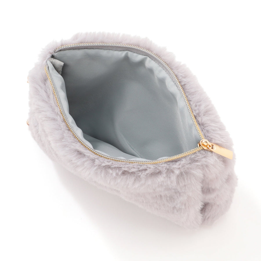 両手を温められるカイロポーチ グレー