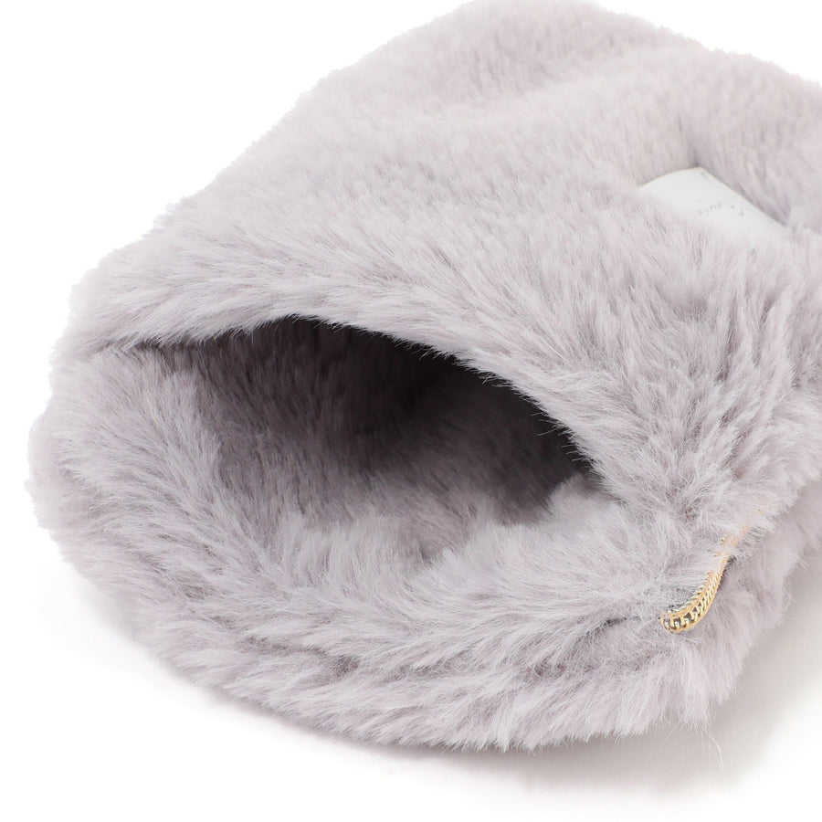 両手を温められるカイロポーチ グレー