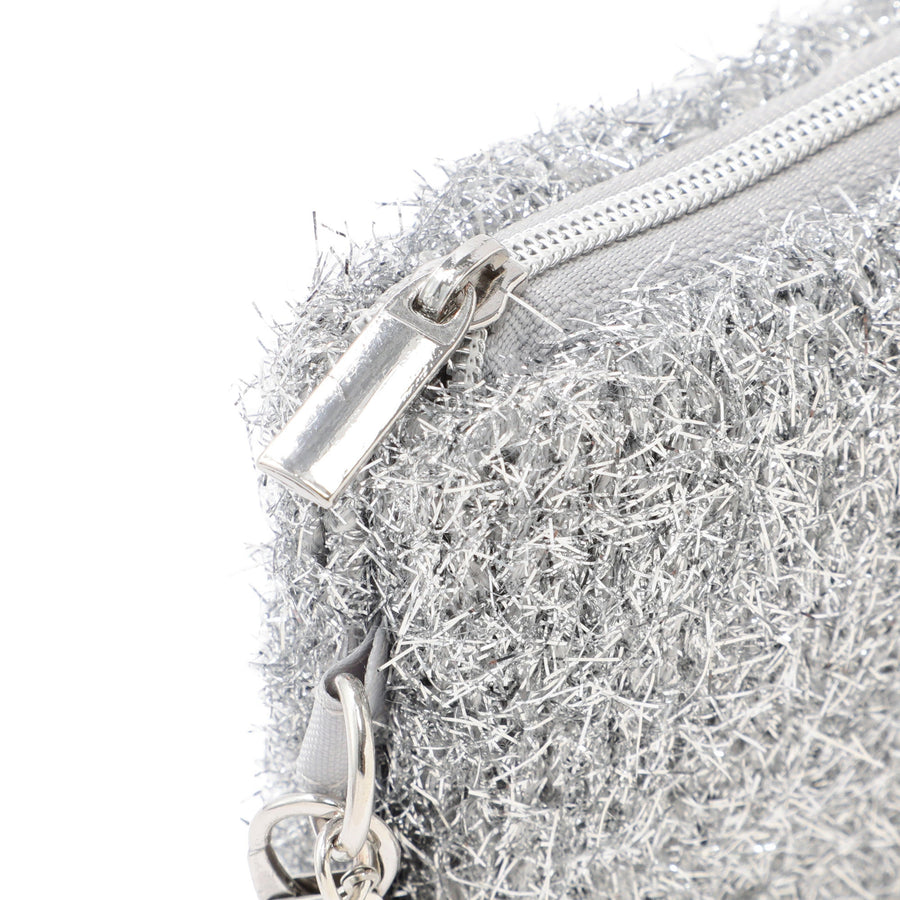 両手を温められるカイロポーチ シルバー