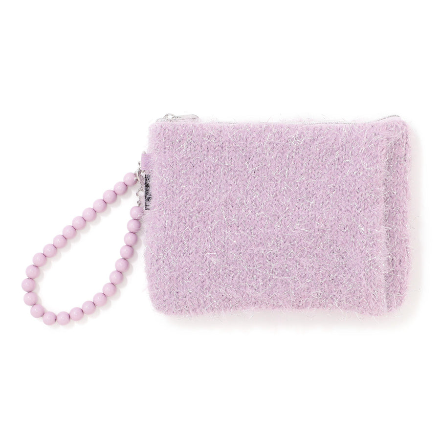 両手を温められるカイロポーチ パープル