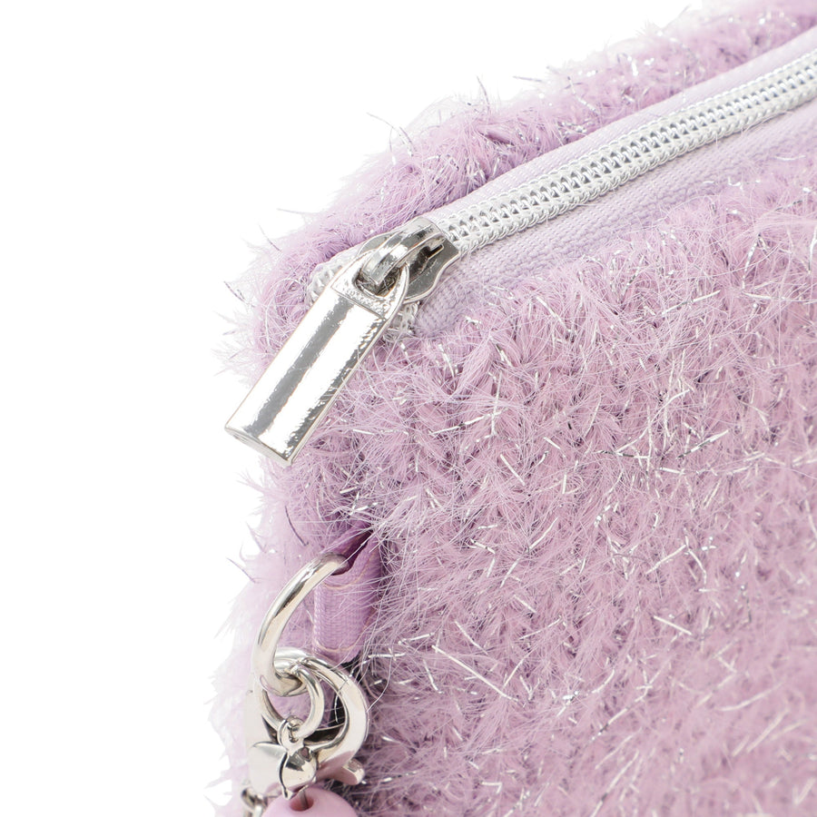 両手を温められるカイロポーチ パープル