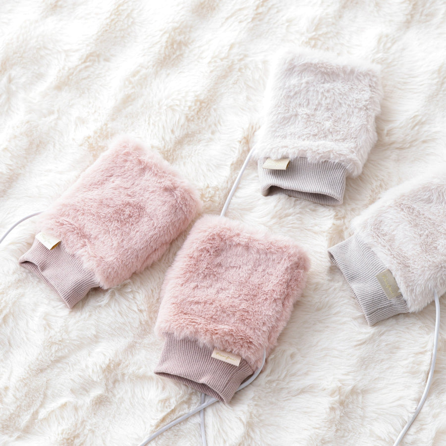 ヒーター付きハンドウォーマー ピンク