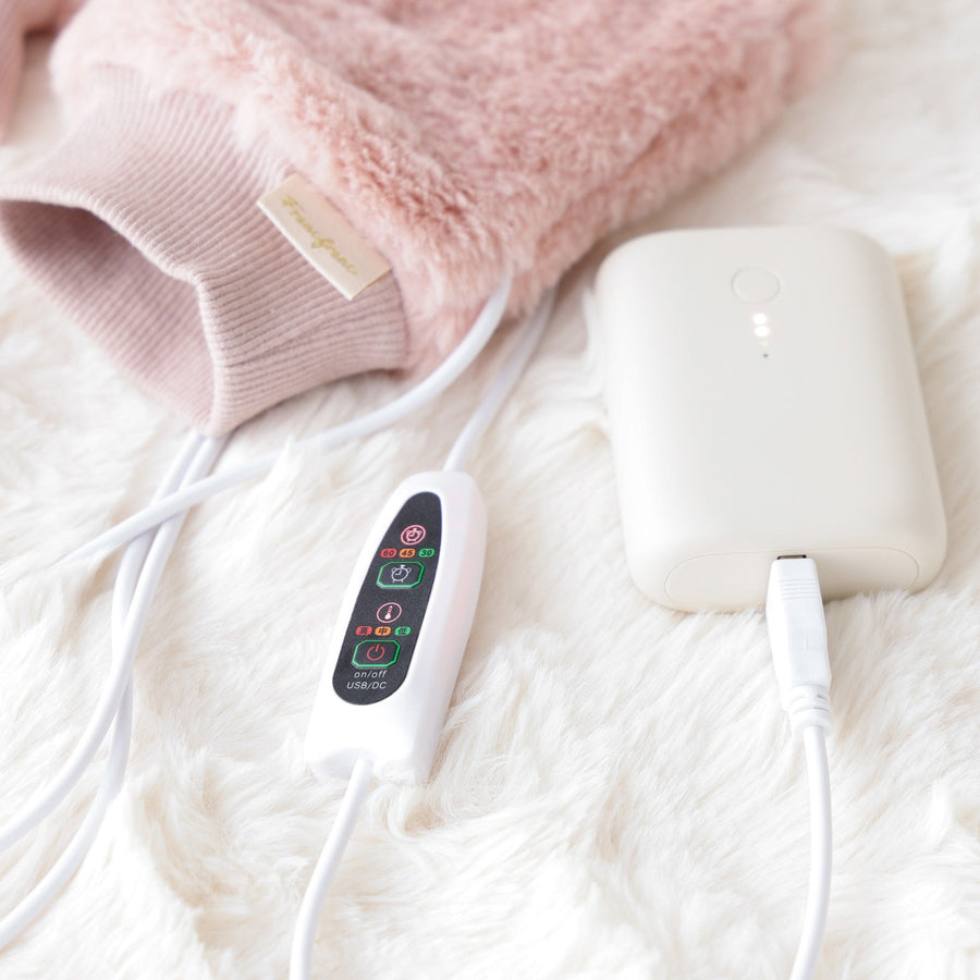 ヒーター付きハンドウォーマー ピンク