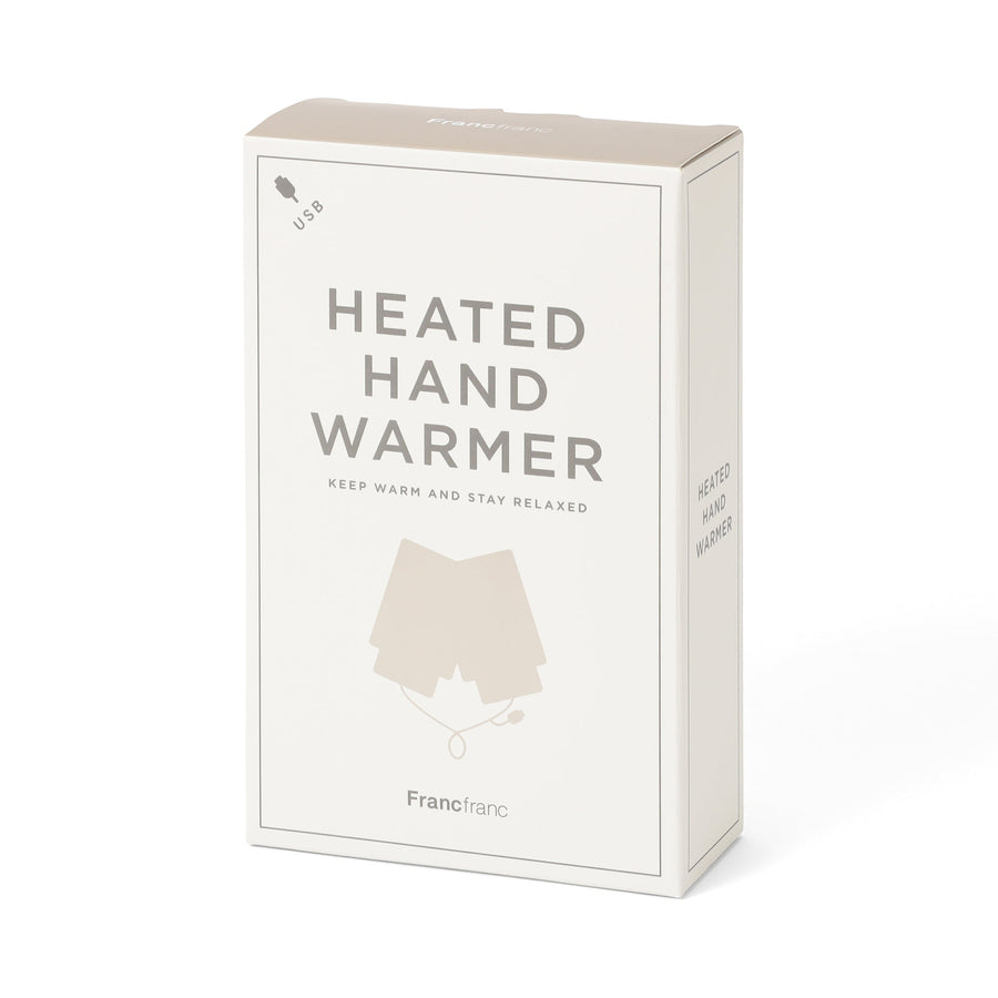 ヒーター付きハンドウォーマー アイボリー