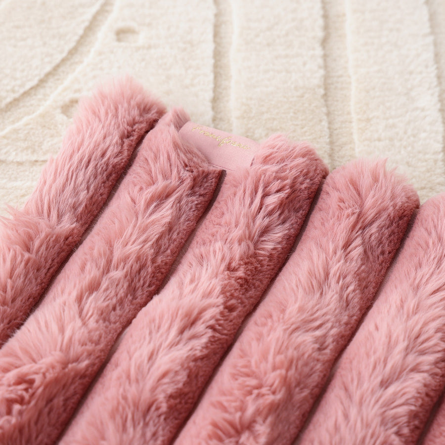 ヒーター付きブランケット ピンク