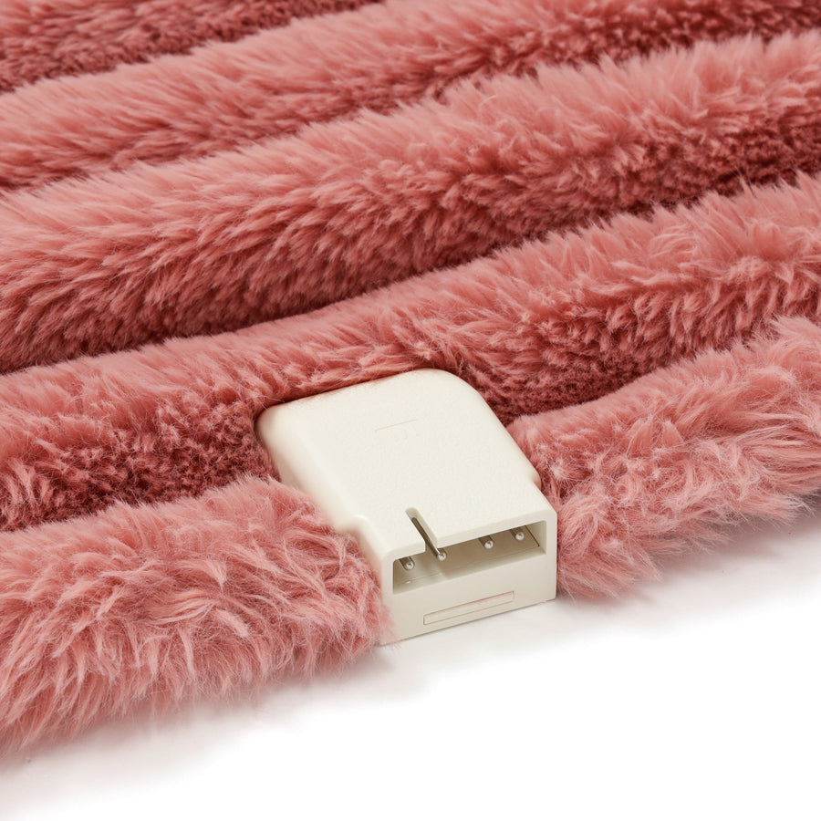 ヒーター付きブランケット ピンク