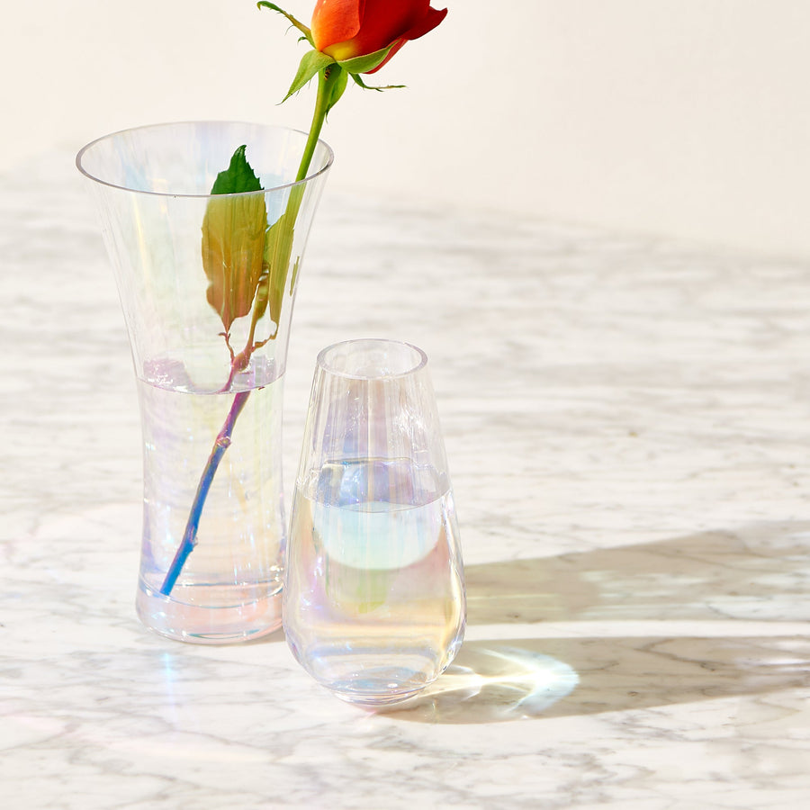 Luster Flower Vase S Clear