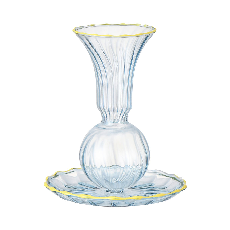 Petite Colorful Flower Vase Blue