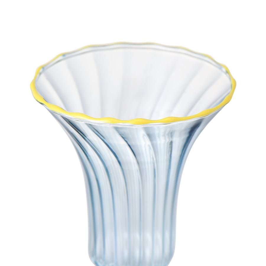 Petite Colorful Flower Vase Blue