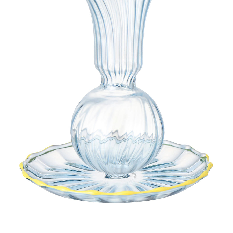 Petite Colorful Flower Vase Blue