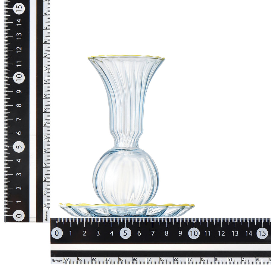 Petite Colorful Flower Vase Blue