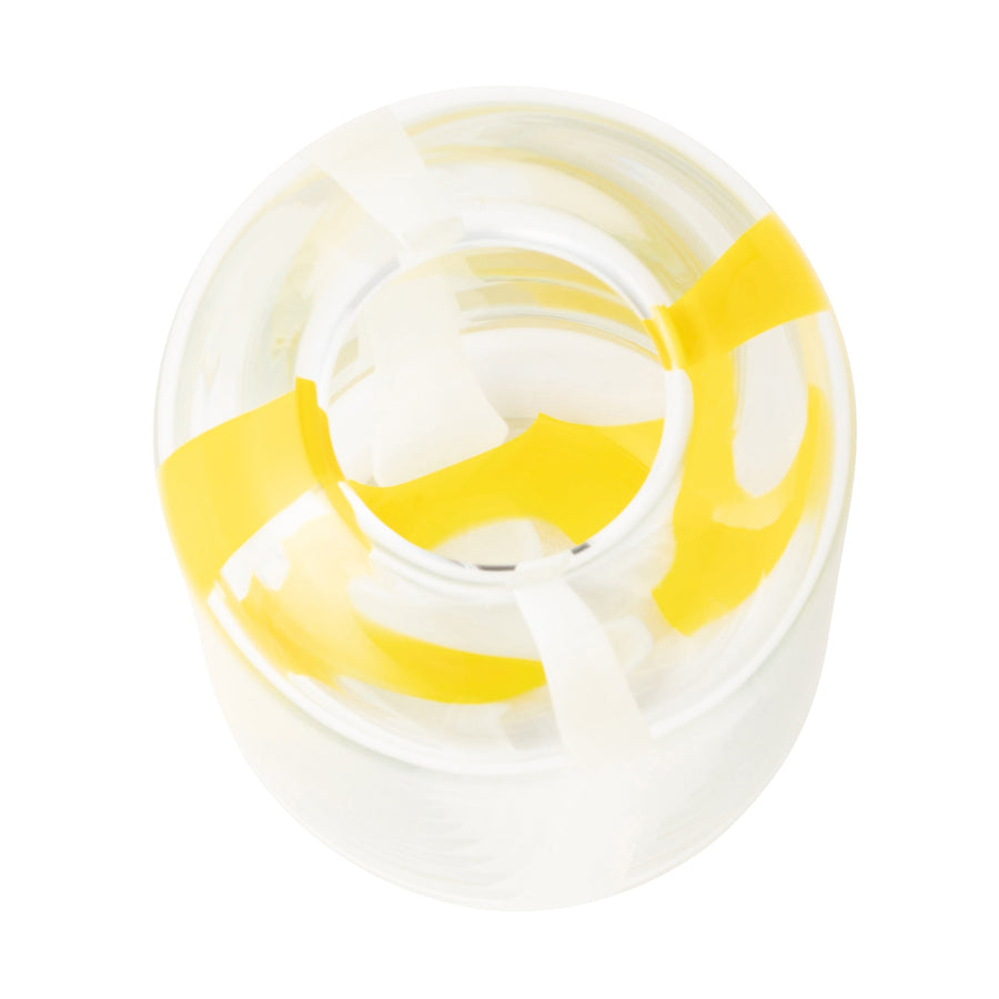 ポップストライプ フラワーベース M イエロー