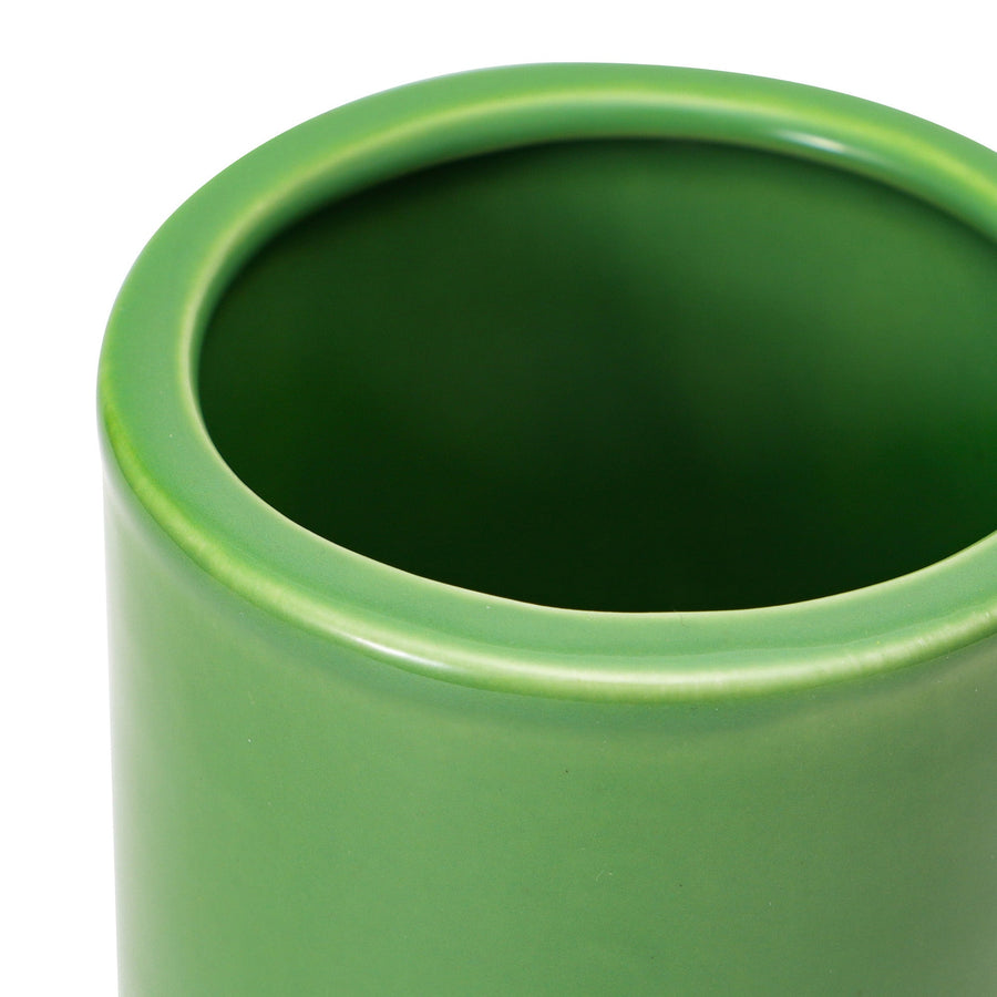 セラミック ポップ フラワーベース L グリーン