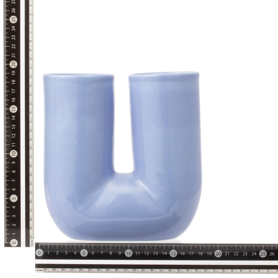 セラミック ポップ フラワーベース M ライトブルー