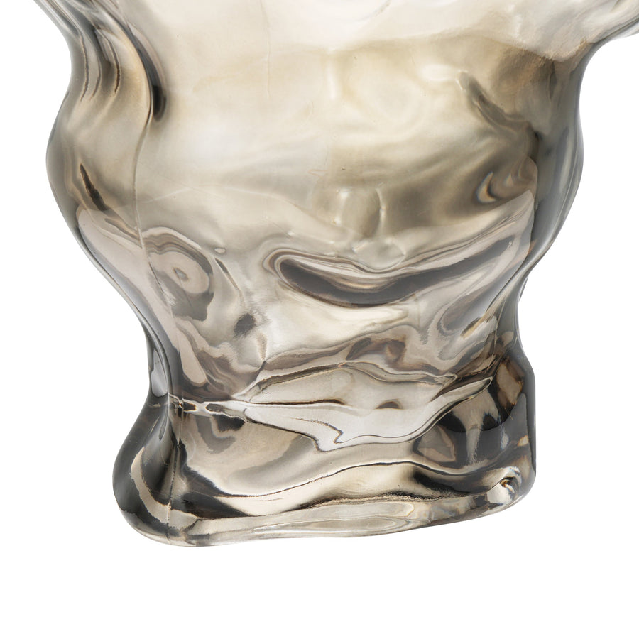 ボルダー フラワーベース グレー