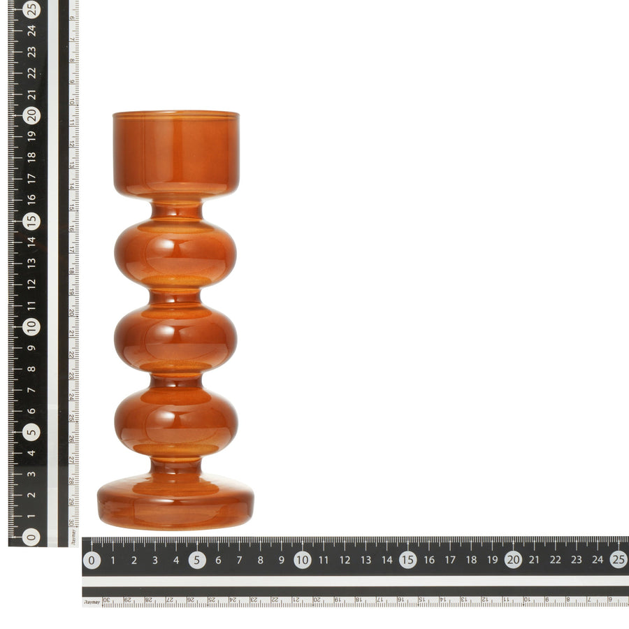 トーテム フラワーベース ブラウン