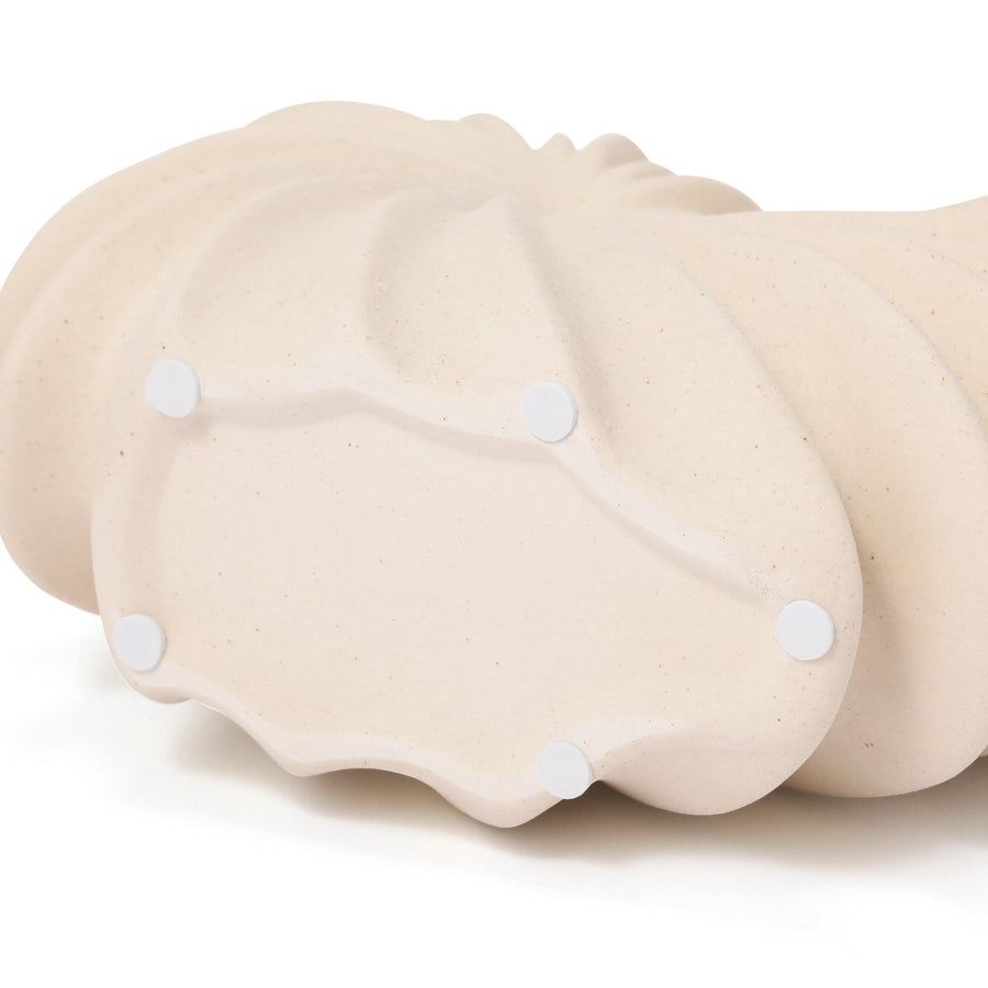 セラミック シェル フラワーベース ナチュラル