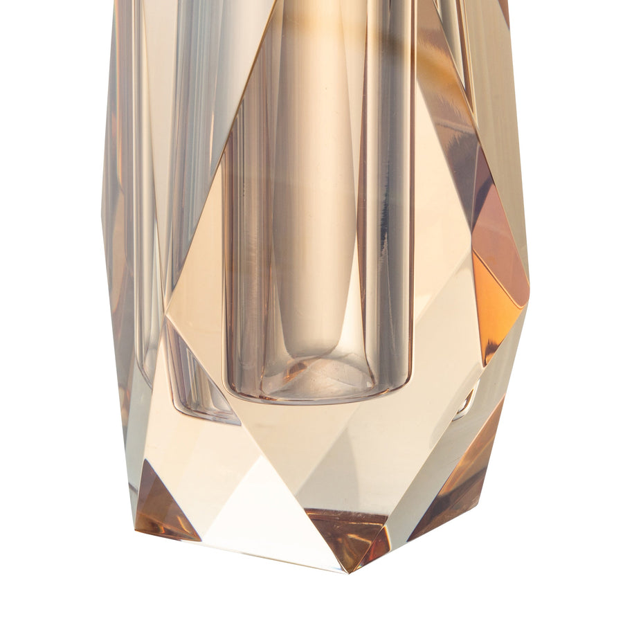 ルーア フラワーベース S ブラウン