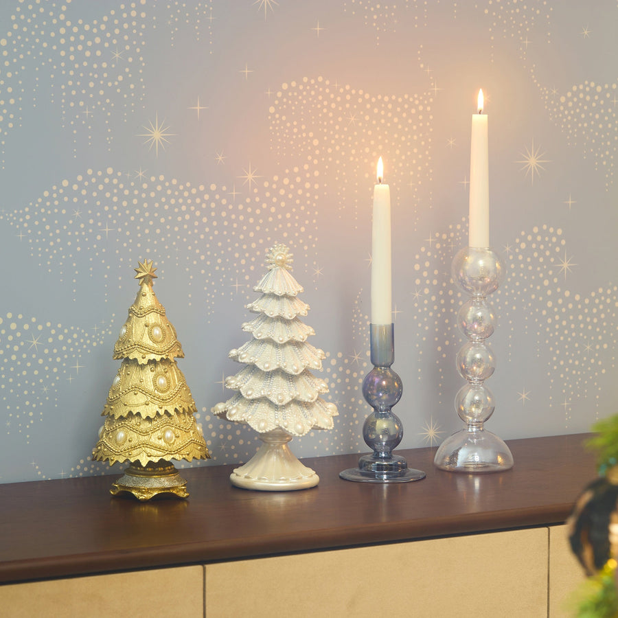 ガラスキャンドルスタンド バブル クリア