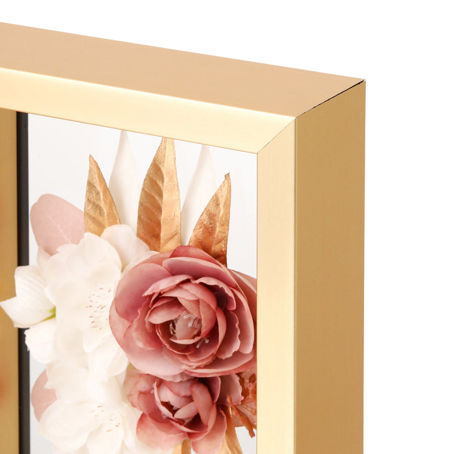 アートフラワーフレーム ピンク