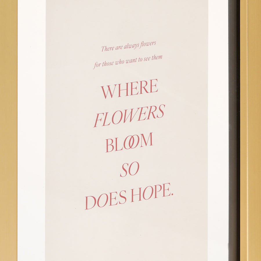 アートフラワーフレーム ピンク