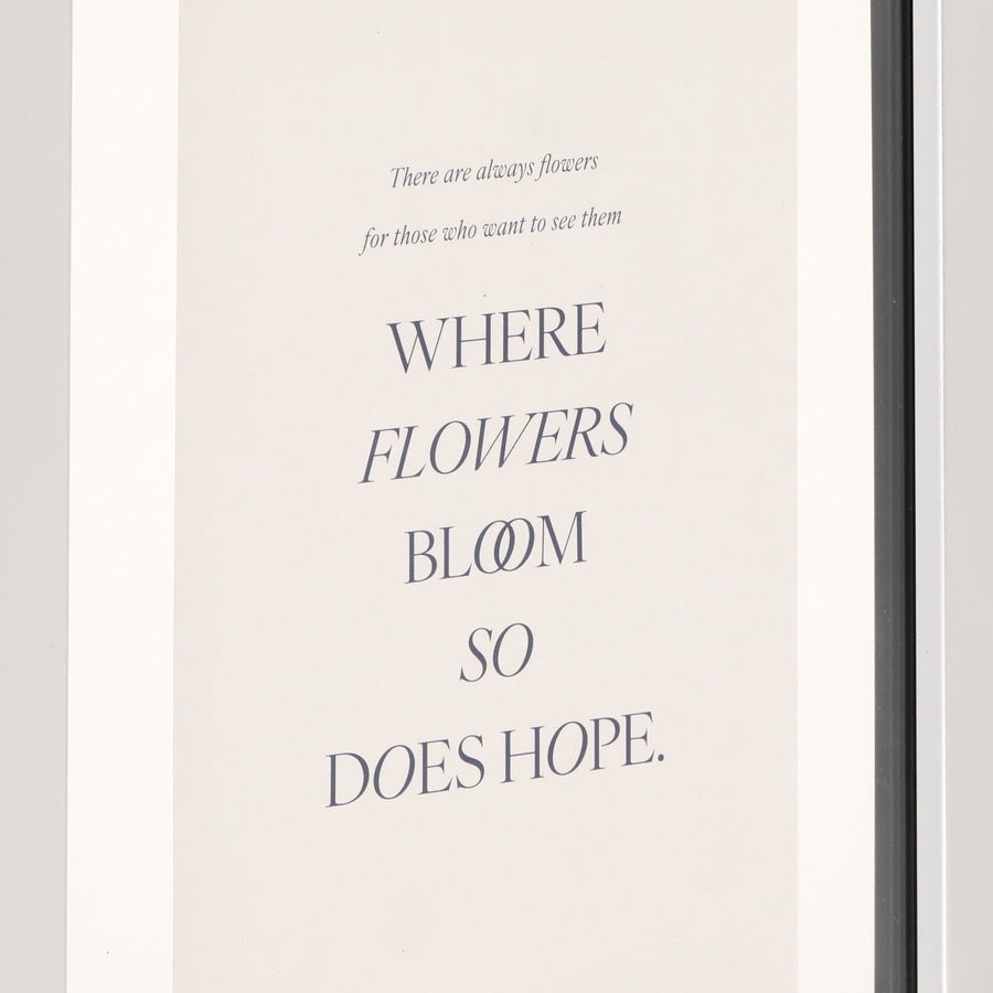 アートフラワーフレーム ブルー