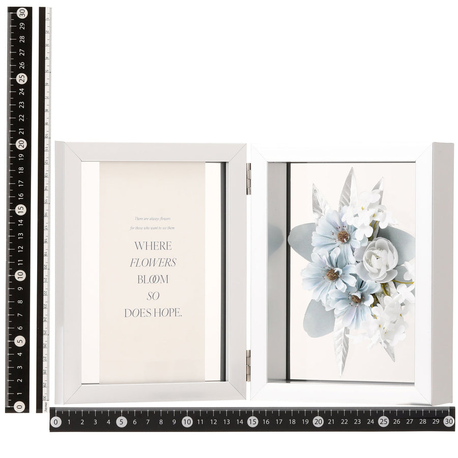 アートフラワーフレーム ブルー