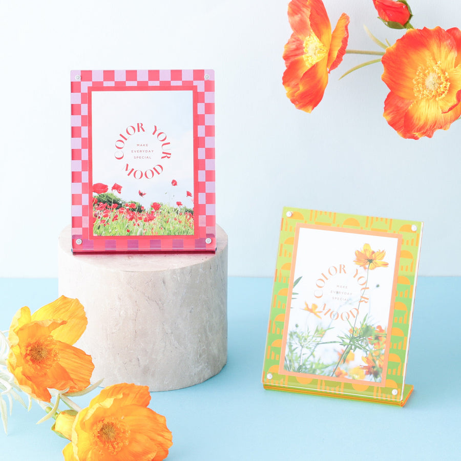 カラフルアクリルフレームmini ピンク