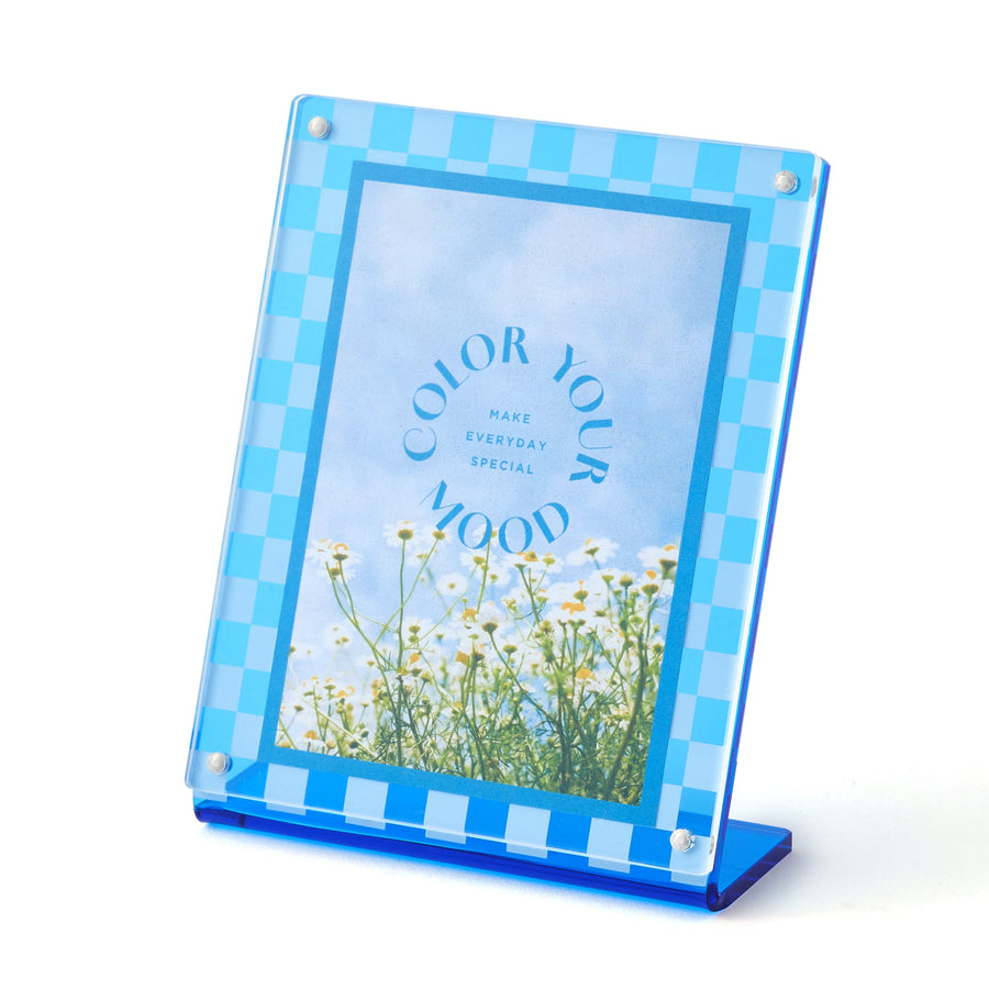 カラフルアクリルフレームmini ブルー