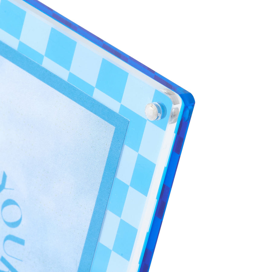 カラフルアクリルフレームmini ブルー