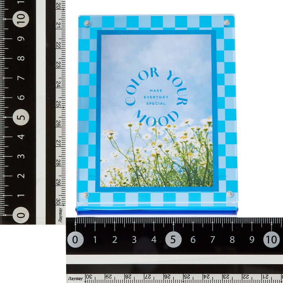 カラフルアクリルフレームmini ブルー