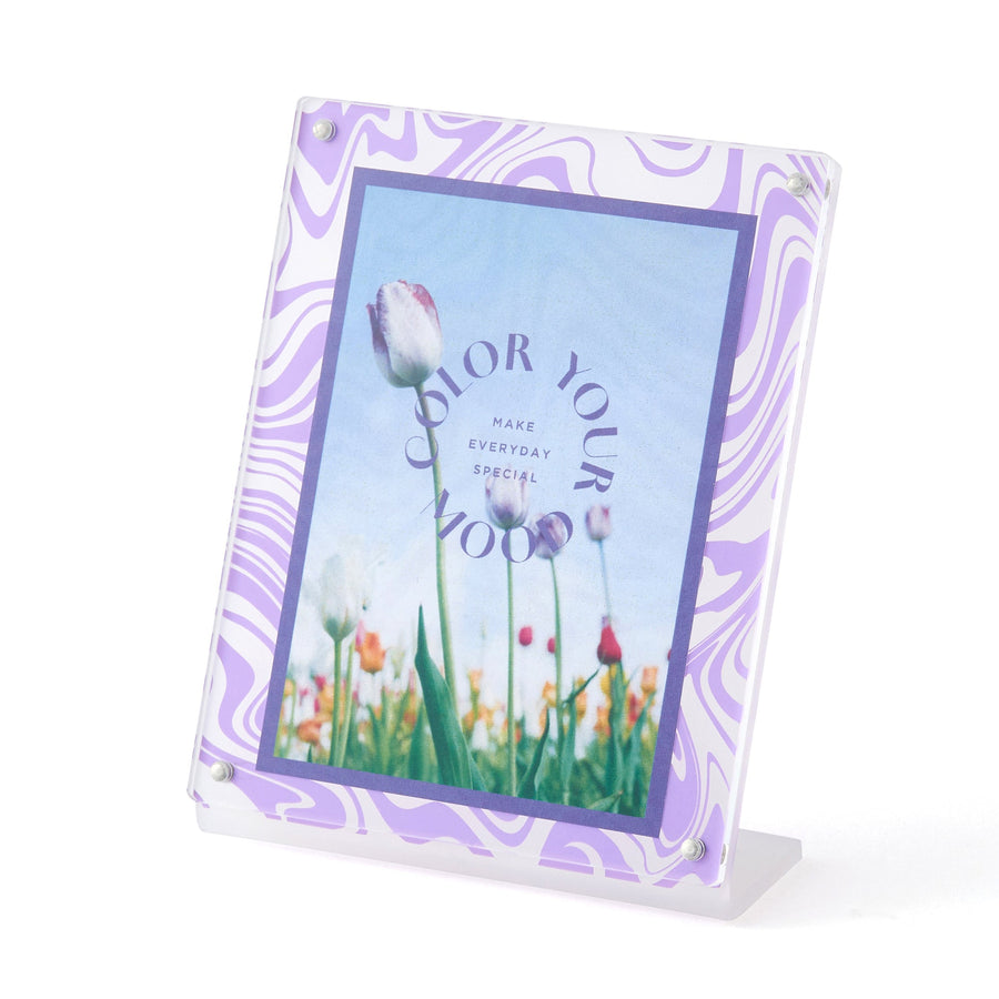 カラフルアクリルフレームmini パープル