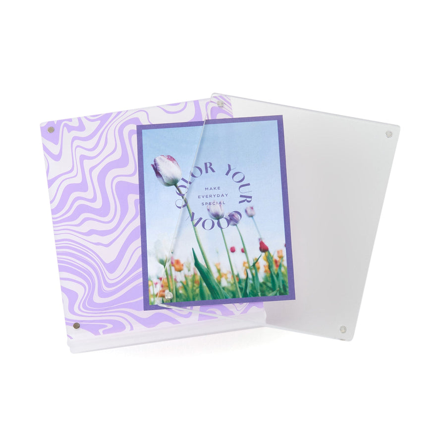 カラフルアクリルフレームmini パープル