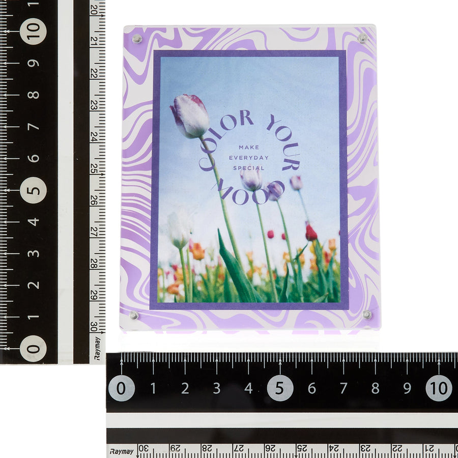 カラフルアクリルフレームmini パープル