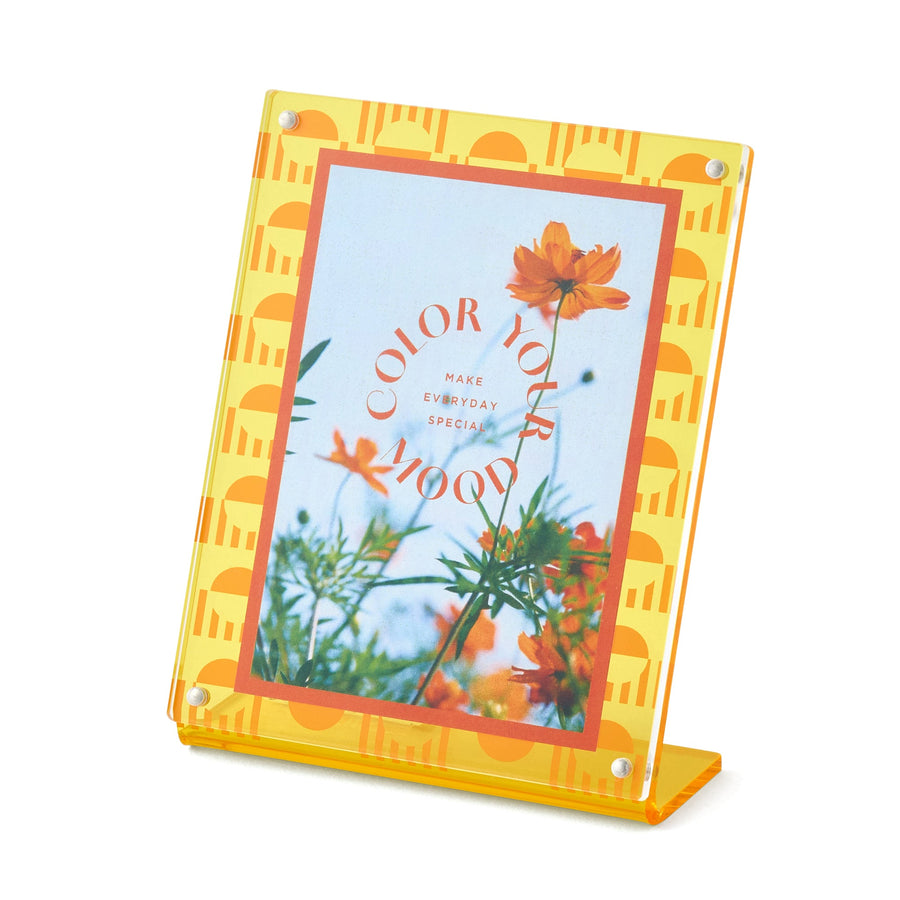 カラフルアクリルフレームmini イエロー