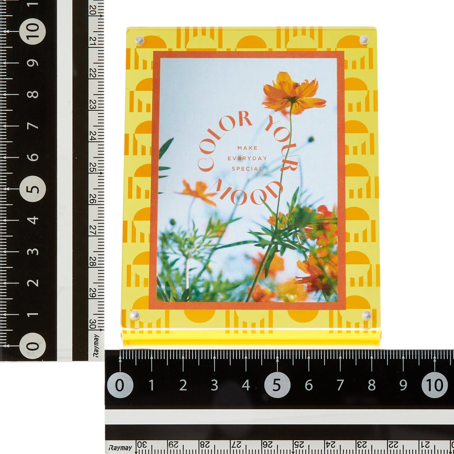 カラフルアクリルフレームmini イエロー